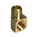 Ags Brass Street Elbow, Male (3/8-18 NPT), Female (3/8-18 NPT), 1/bag PTF-48B